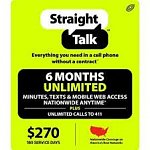 Straight Talk 6 months refill 219.99 avail 9/25